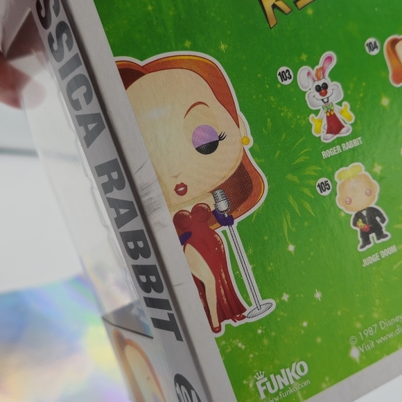 Funko POP! Disney Roger Rabbit Jessica Rabbit #104 Vinyl Figure - Picture 8 of 8